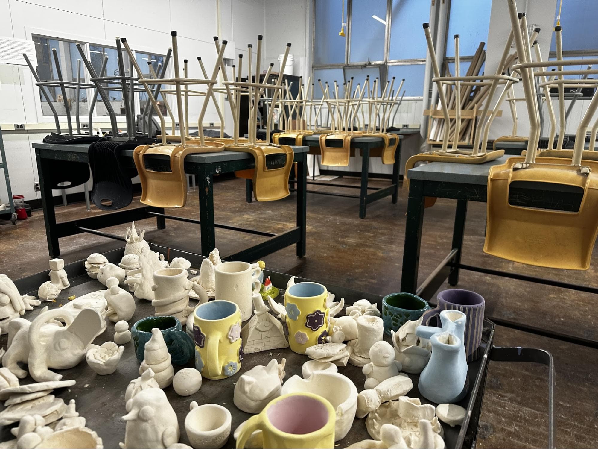 Clubs Day, works in progress & BCCHF Fundraiser — Ceramic work by RuiXuan Xu — Club
