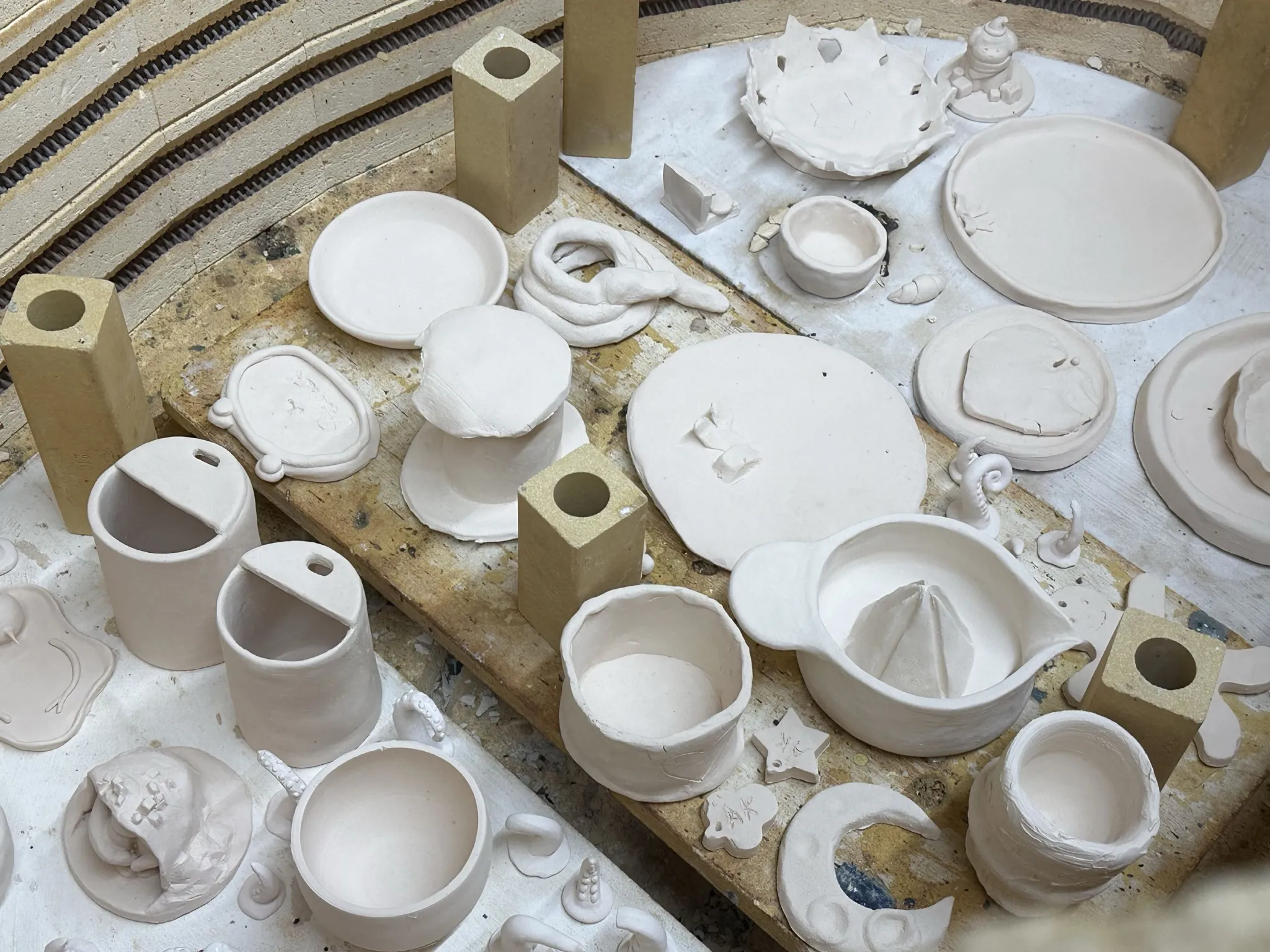 Clubs Day, works in progress & BCCHF Fundraiser — Ceramic work by RuiXuan Xu — Club