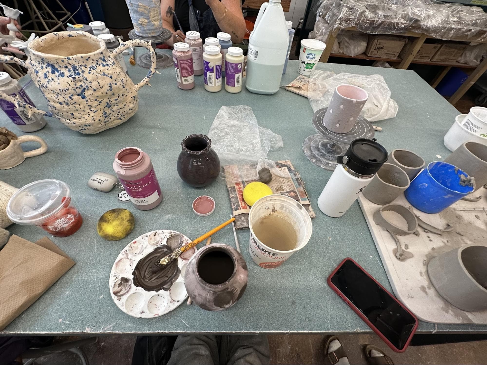 Clubs Day, works in progress & BCCHF Fundraiser — Ceramic work by RuiXuan Xu — Club