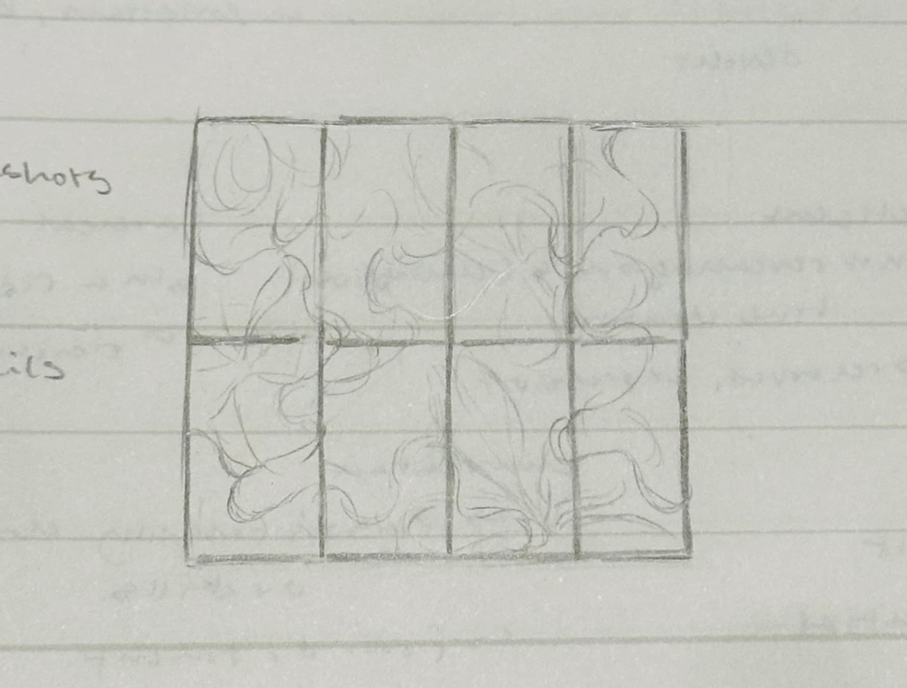 Non-functional Kitchen Tiles · wave design · used an array of blue/gray Mayco glazes — Ceramic work by RuiXuan Xu — School